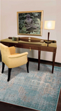 Nourison Clearance Karma KRM01 Blue Rug