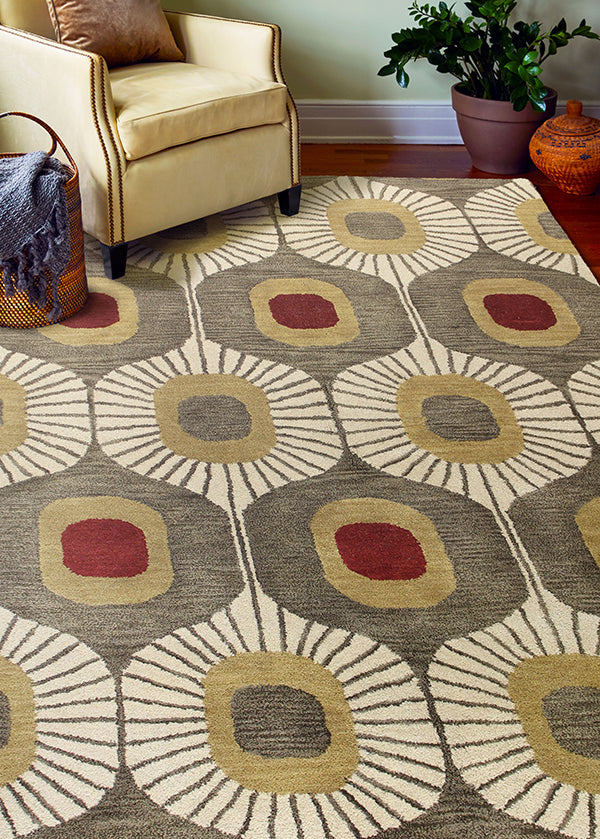 Bashian Chelsea ST103 Mocha Rug