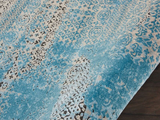 Nourison Clearance Karma KRM01 Blue Rug