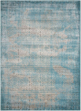 Nourison Clearance Karma KRM01 Blue Rug