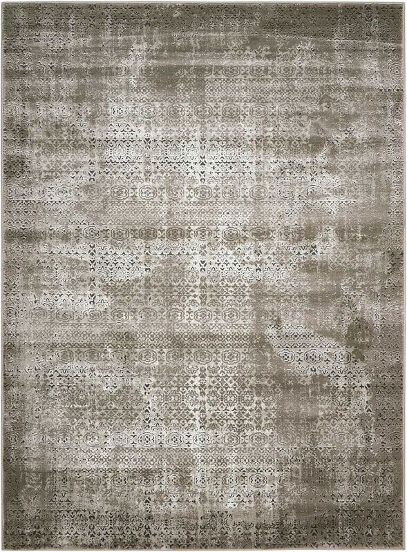Nourison Clearance Karma KRM01 Ash Rug