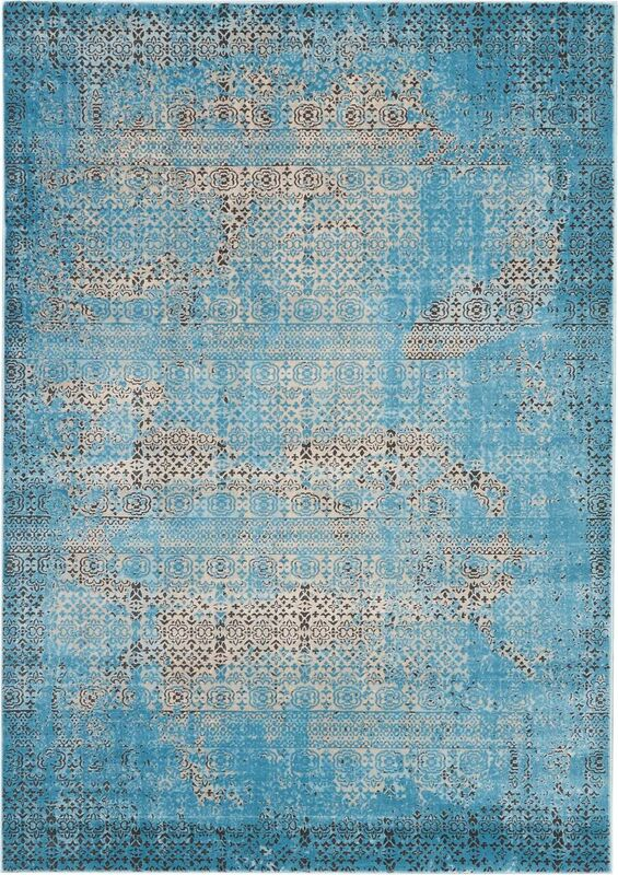 Nourison Clearance Karma KRM01 Blue Rug
