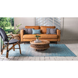 unique loom outdoor ombre omd016aqb aqua blue rug