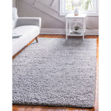 unique loom davos shag zmt001str sterling rug