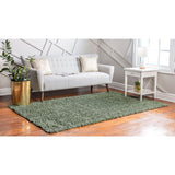 unique loom davos shag zmt001sag sage rug