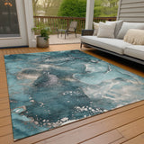 addison chantille acn518 teal rug