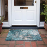 addison chantille acn518 teal rug