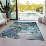 addison chantille acn518 teal rug