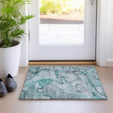 addison chantille acn519 teal rug
