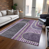 addison chantille acn532 purple rug