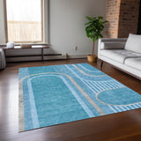 addison chantille acn532 teal rug