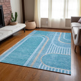 addison chantille acn532 teal rug