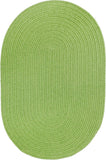 rhody solid poly s044 key lime rug