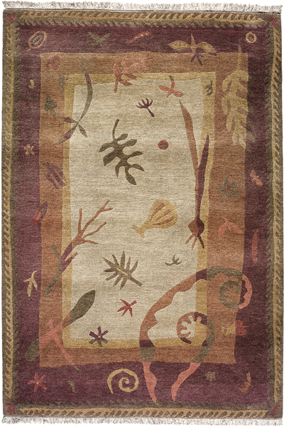 Tibet Rug Company 60 CT Botanica Beige Rug