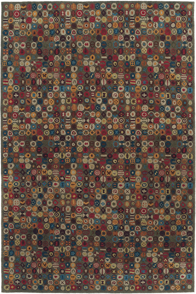 Tibet Rug Company 100 CT Bottlecaps Putty Rug