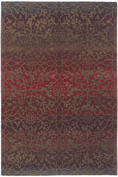 Tibet Rug Company 100 CT DIVINE Red Rug