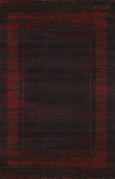 Tibet Rug Company 100 CT GABBEH 3 Oxblood Rug