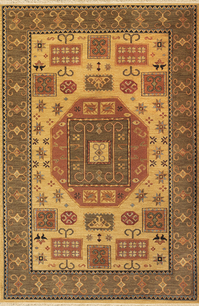 Tibet Rug Company Kazak KAZAK5 Golden Rug