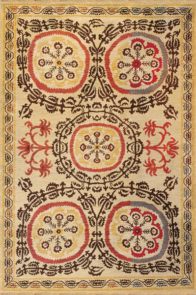 Tibet Rug Company Suzani SUZANI1 Parchment Rug