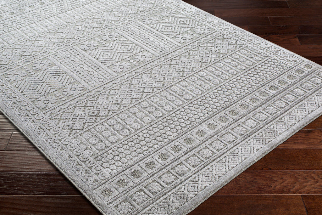 surya kingston kgs 2313 silver gray rug