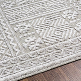 surya kingston kgs 2313 silver gray rug