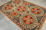 Tibet Rug Company Suzani SUZANI3 Sand Rug